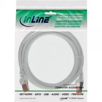 InLine Cable de red S/FTP PiMF Cat.6 250MHz PVC CCA blanco 1,5m