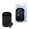 Cargador de coche universal LogiLink PA0204, 2 x USB, 10,5 W, 2,1 A, indicador LED, negro