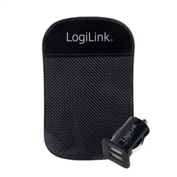 Cargador para dispositivos móviles LogiLink PA0204 Universal negro mechero de coche interior 12/24 V 2,1 A
