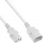 Alargador de cable de alimentación C13 C14 InLine 16631W 1 m blanco