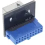 Adaptador InLine USB 3.0 a USB 3.1 panel frontal Key-A recto interno
