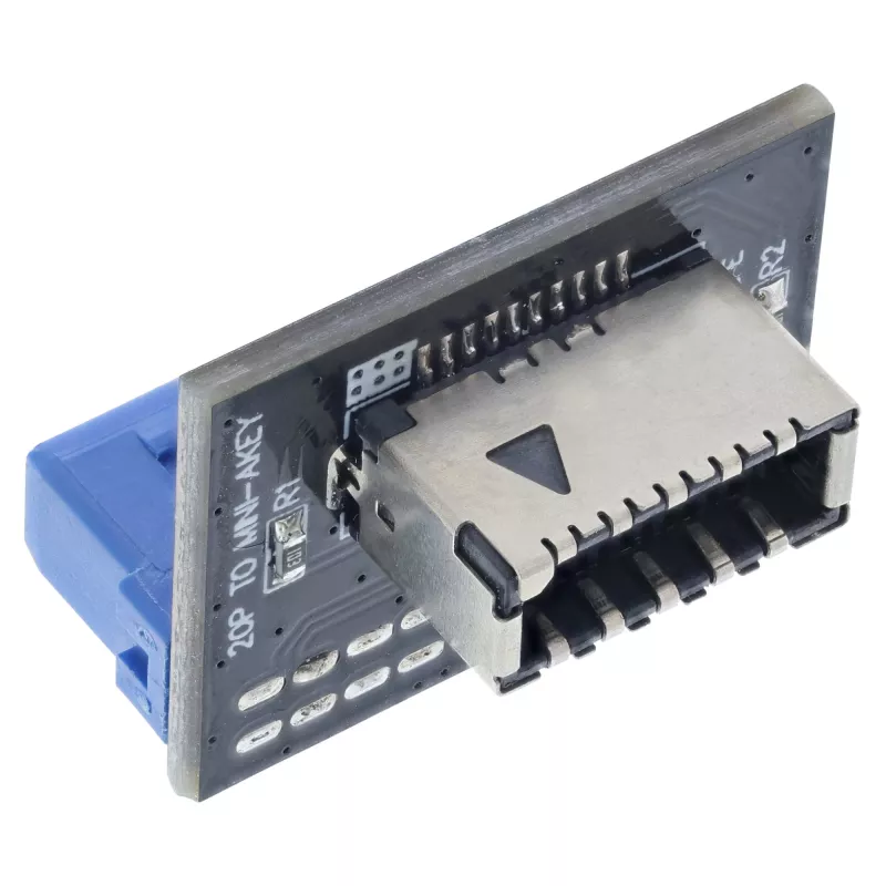 Adaptador InLine USB 3.0 a USB 3.1 panel frontal Key-A recto interno