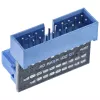 Adaptador USB 3.0 InLine interno, conexión conector macho/conector hembra, en ángulo hacia abajo