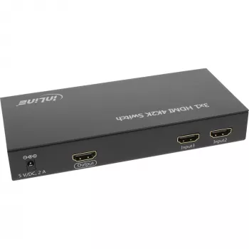 Conmutador HDMI InLine 3 IN a 1 OUT señal 4K2K 3D HD Audio
