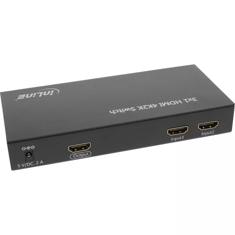 Conmutador HDMI InLine 3 IN a 1 OUT señal 4K2K 3D HD Audio