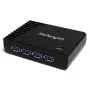 Hub USB 3.0 SuperSpeed de 4 puertos StarTech.com negro, USB 3.2 Gen 1 (3.1 Gen 1) Type-A, 5000 Mbit/s, negro, Power, 5 V, 2 A