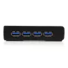 Hub USB 3.0 SuperSpeed de 4 puertos StarTech.com negro, USB 3.2 Gen 1 (3.1 Gen 1) Type-A, 5000 Mbit/s, negro, Power, 5 V, 2 A