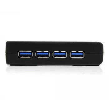 Hub USB 3.0 SuperSpeed de 4 puertos StarTech.com negro, USB 3.2 Gen 1 (3.1 Gen 1) Type-A, 5000 Mbit/s, negro, Power, 5 V, 2 A