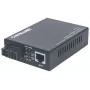 Conversor de medios Gigabit Ethernet monomodo Intellinet, 10/100/1000Base-T a 1000Base-Lx (SC) monomodo, 20 km