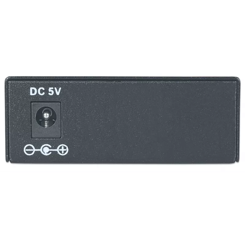 Conversor de medios Gigabit Ethernet monomodo Intellinet, 10/100/1000Base-T a 1000Base-Lx (SC) monomodo, 20 km