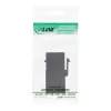 Módulo InLine USB 3.1 Snap-In, USB-A hembra/hembra, carcasa negra