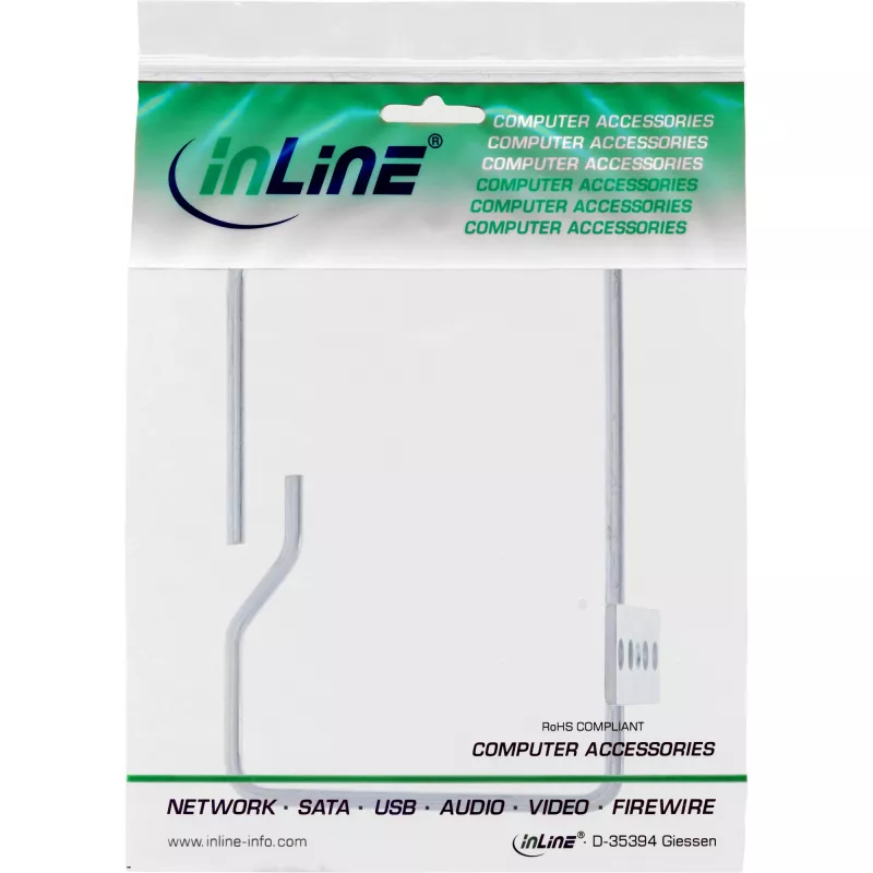 Soporte para cables InLine 19110I metal galvanizado abertura lado largo 140x100 mm