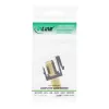 Adaptador de instalación Keystone InLine, para cable satélite, 2x conectores hembra F, negro