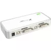 Conmutador KVM compacto de sobremesa InLine USB DVI 2 puertos + audio con cables 1,2 m