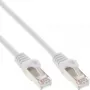 Cable de red SF/UTP Cat.5e blanco 0,3 m InLine