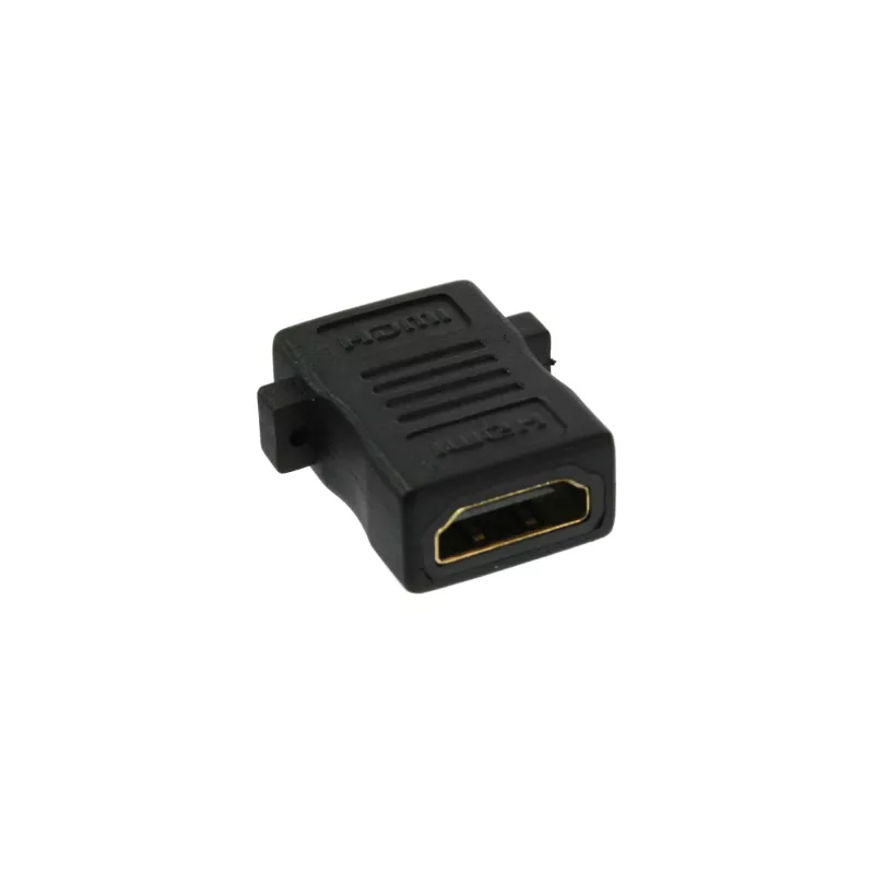 Adaptador de instalación HDMI InLine conector hembra HDMI A / conector hembra dorado, 4K2K