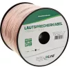 Cable de altavoz InLine 2x 2,5mm² CCA transparente 50m