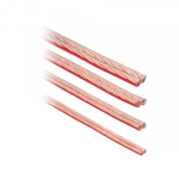Cable de altavoz InLine 98310T 2x 2,5mm² CCA transparente 10m