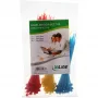 InLine 59978E Set de bridas para cables, 150 uds., multicolor