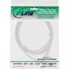 Cable de extensión DC InLine, conector macho/hembra DC 5,5x2,1mm, blanco, 5m