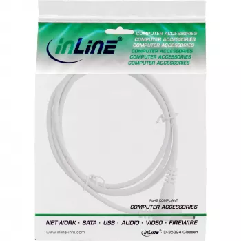 Cable de extensión DC InLine 26855D 0,5 m conector macho/hembra 4,0x1,7 mm blanco