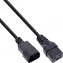 InLine cable adaptador de corriente, IEC-60320 C14 a C19, 3x1,5mm², máx. 10A, 1m