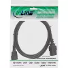 InLine cable adaptador de corriente, IEC-60320 C14 a C19, 3x1,5mm², máx. 10A, 1m