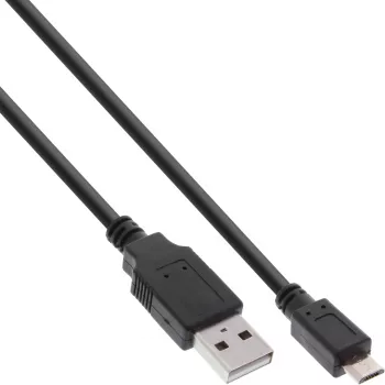InLine Cable de carga rápida Micro-USB 2.0 USB Type-A macho / Micro-B macho, 1,8 m