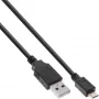 InLine Cable de carga rápida Micro-USB 2.0 USB Type-A macho / Micro-B macho, 1,8 m