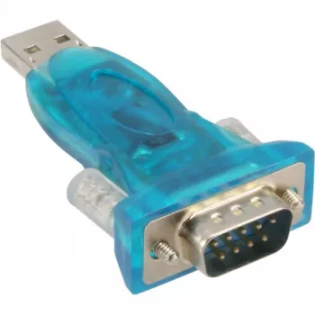 InLine Adaptador USB a RS232 USB A a Sub-D de 9 pines alargador USB 0,8 m