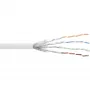 Cable de red InLine S/FTP PiMF Cat.6 AWG27 PVC CU 100 m, blanco