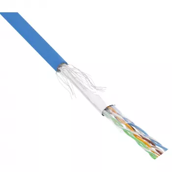 Cable de red InLine SF/UTP Cat.5e AWG26 CCA PVC azul 100 m