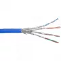 Cable de red Ethernet InLine Cat6 S/FTP PiMF AWG27 PVC, 100 m, azul