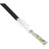 Cable de red InLine SF/UTP Cat.5e AWG26 CCA PVC negro 100 m