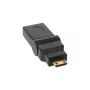 Adaptador HDMI InLine 17690M conector hembra HDMI A / conector macho HDMI C plegable dorado