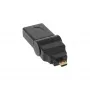 Adaptador HDMI Type-A hembra / Type-D macho giratorio dorado InLine 17690L