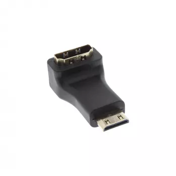 Adaptador HDMI Type-A hembra / Type-C macho en ángulo InLine 17690K