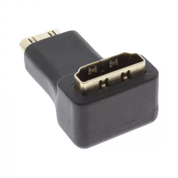 Adaptador HDMI Type-A hembra / Type-C macho en ángulo InLine 17690K