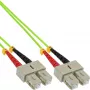 Cable de fibra óptica dúplex InLine SC/SC 50/125µm OM5 15 m