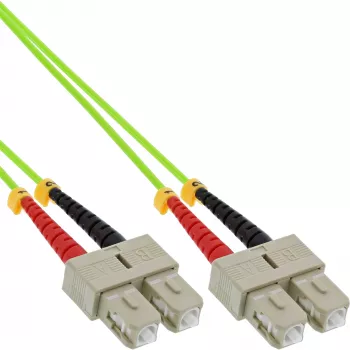 Cable de fibra óptica dúplex InLine SC/SC 50/125µm OM5 7,5 m
