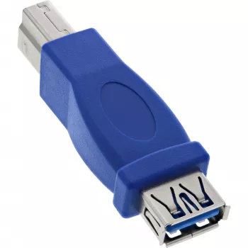 Adaptador USB 3.0 Type-A hembra / Type-B macho InLine 35300D