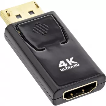 Convertidor InLine DisplayPort macho / HDMI hembra, 4K/60Hz, con audio