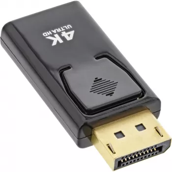 Convertidor InLine DisplayPort macho / HDMI hembra, 4K/60Hz, con audio