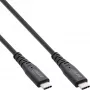 Cable USB4 InLine, USB-C macho/macho, PD 240W, 8K60Hz, TPE negro 1 m