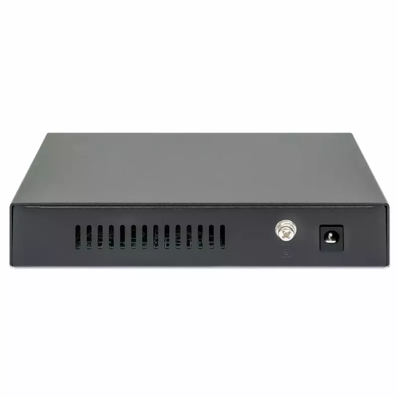 Intellinet switch Gigabit Ethernet PoE+ de 5 puertos con puerto SFP 91W de presupuesto PoE