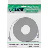 Cable de red plano InLine, U/FTP, Cat.6A, TPE libre de halógenos, gris, 7,5 m