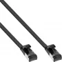 Cable de red plano InLine, U/FTP, Cat.8.1, TPE libre de halógenos, negro, 3 m