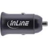 Adaptador de carga para coche InLine USB Power Delivery, 2x USB-C, negro