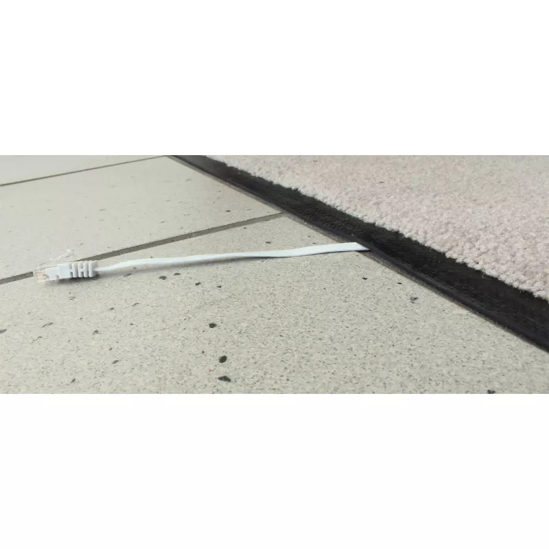 Cable de red plano ultraplano InLine U/UTP Cat.6 compatible Gigabit blanco 15 m