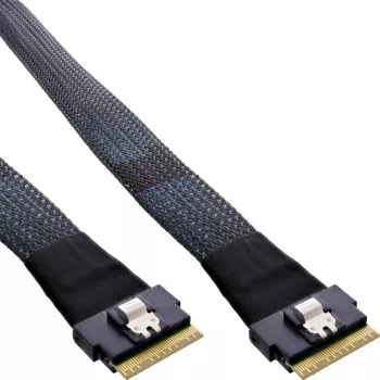 Cable SAS fino InLine, SFF-8654 8X a SFF-8654 8X, 48 Gb/s, 0,75 m